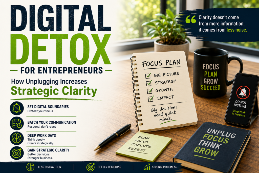 Digital Detox Protocols for Entrepreneurs: How Unplugging Increases Strategic Clarity