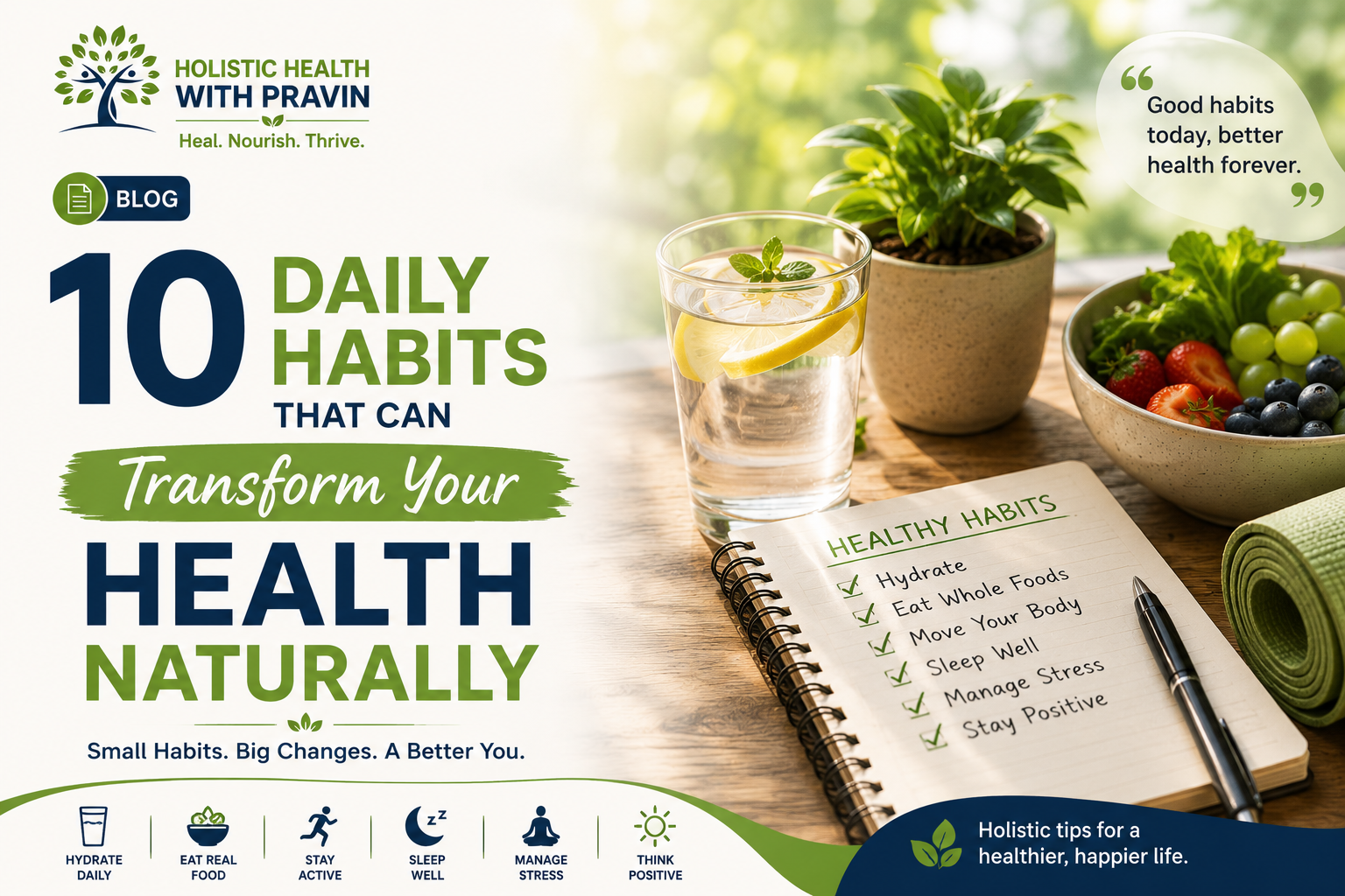 10 Daily Habits That Can Transform Your Health Naturally