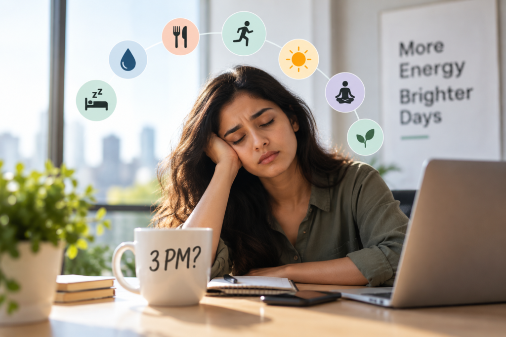 Why Most People Feel Tired by 3PM ? Try This Daily Energy Checklist